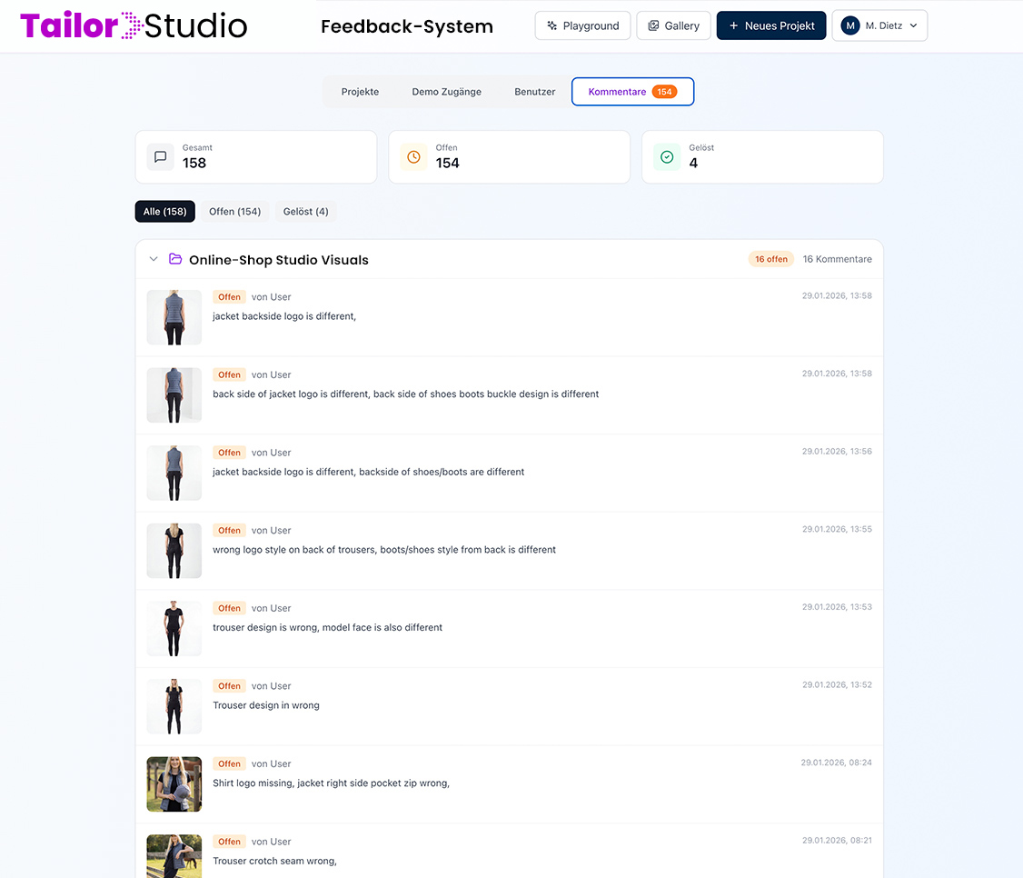 Rendering-Queue und Governance
